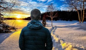 Herren Winterjacke fuer die kuehlen Jahreszeiten