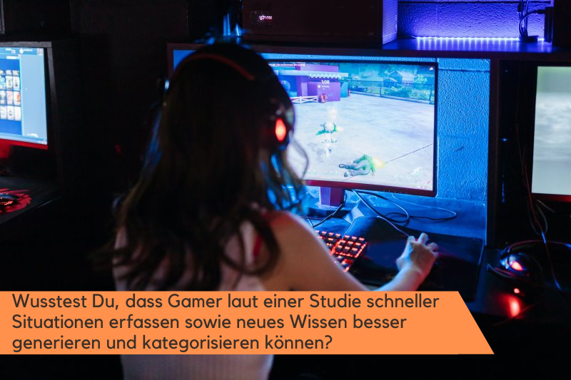 Infografik über Gaming mit Kopfhörern