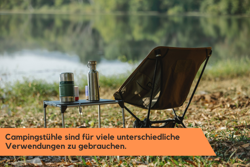 Campingstuhl im Wald