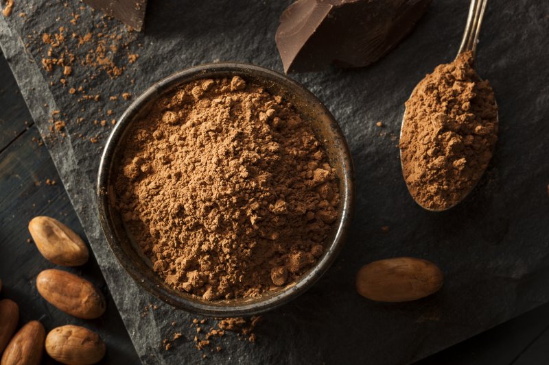 Flavour Pulver besteht auch aus natürlichem Kakaopulver