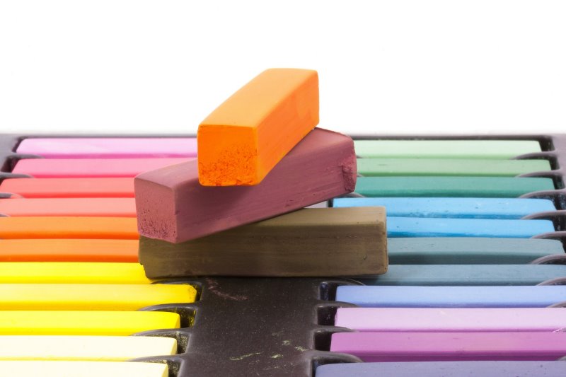 Bunte Haarkreide