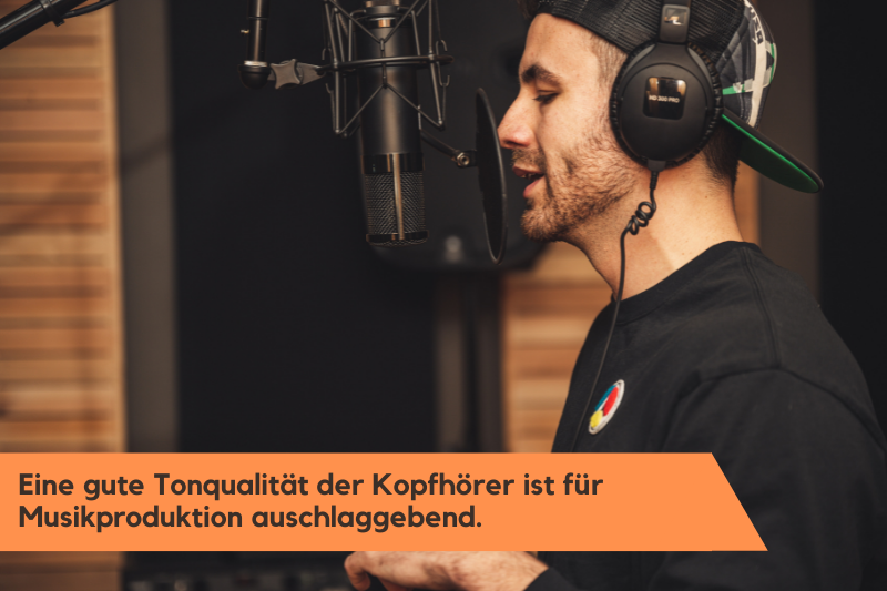 Die Tonqualität ist bei der Musikproduktion besonders wichtig.