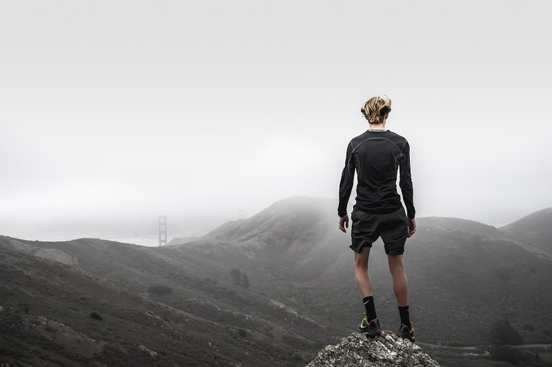 Sportshirt im Test auf den Bergen Sportshirts in höheren Lagen