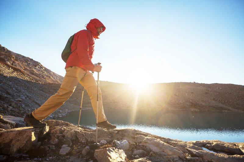 Softshell Wanderjacken sind super für den Sommer