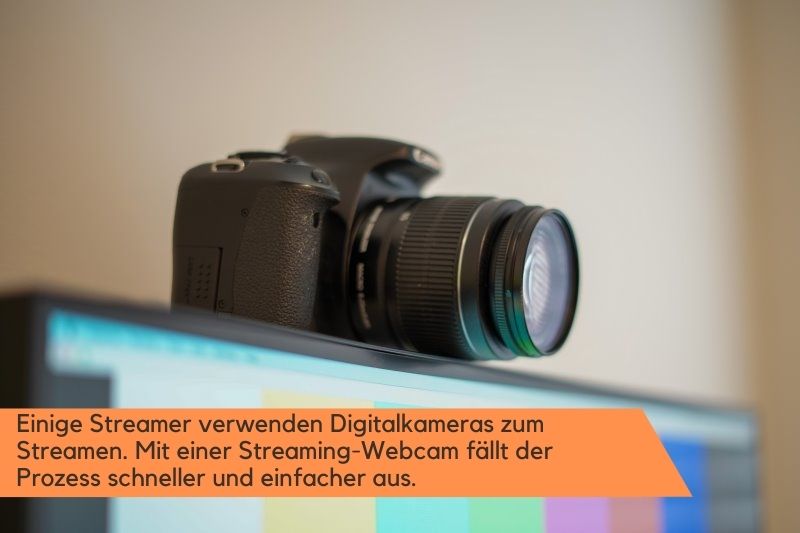 Spiegelreflexkamera wird als Streaming-Webcam verwendet.