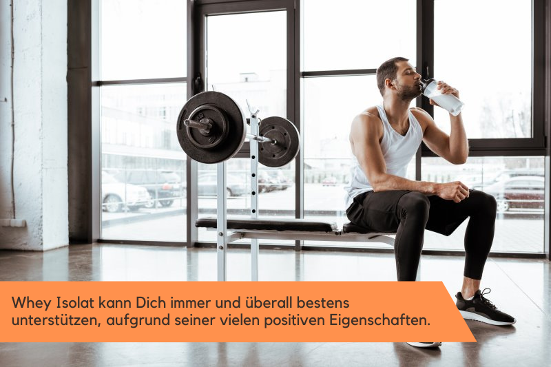 Whey Isolat ist ein optimales Getränk für Sportler und Fitnessbegeisterte